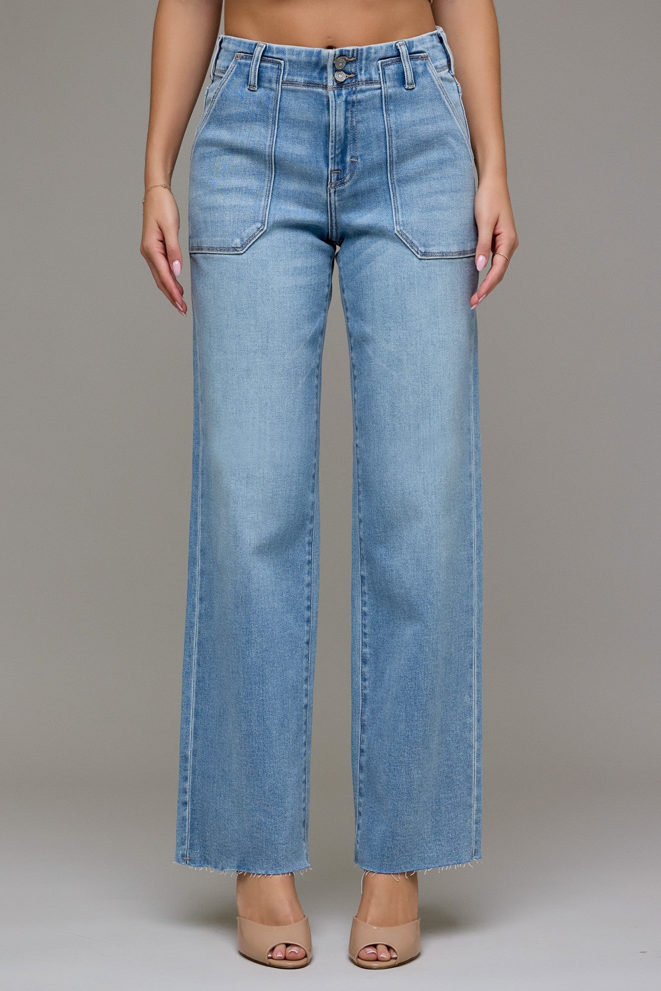 Logan Patch Pocket Jeans