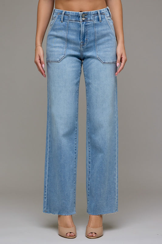 Logan Patch Pocket Jeans