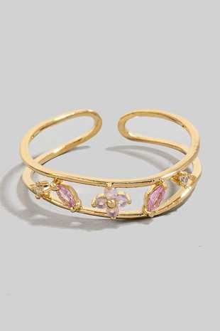 Flower Band Ring
