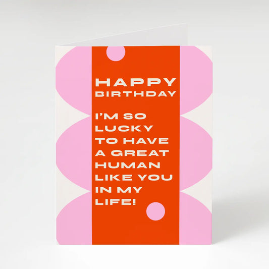 HBD Great Human Card
