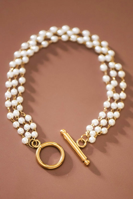 Pearly Toggle Bracelet