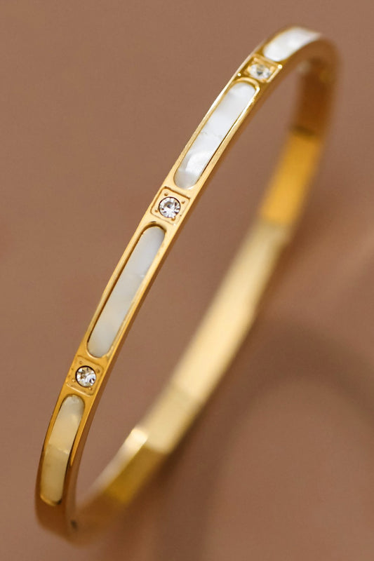 Gold Hinged Bangle