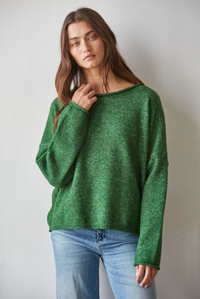 Easy Days Ahead Sweater Green