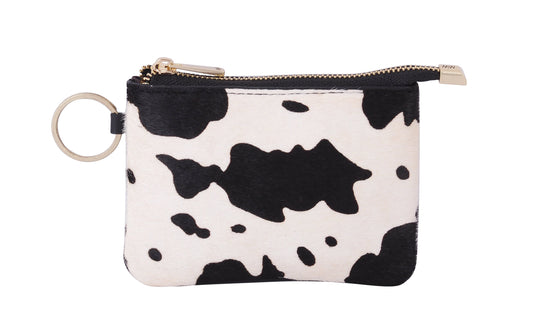 Leather Cow Print Wallet