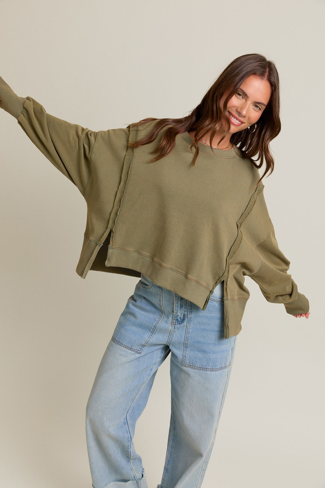 Dusty Green Crewneck