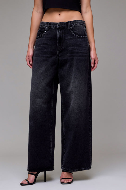 Onyx Baggy Studded Jeans