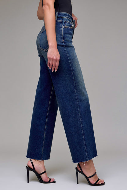 High Rise Logan Dad Jean Dark Wash - Clothe Boutique