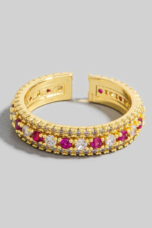 Multi Rhinestone Ring