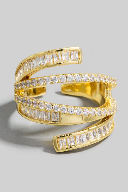 Multi Row CZ Ring