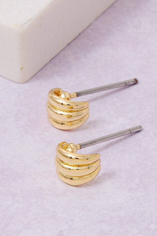 Dainty Huggie Hoops
