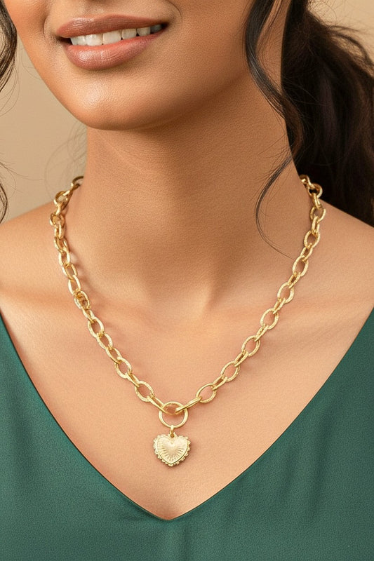 Chunky Heart Necklace