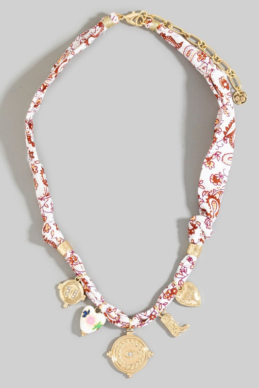 Western Bandana Scarf Necklace