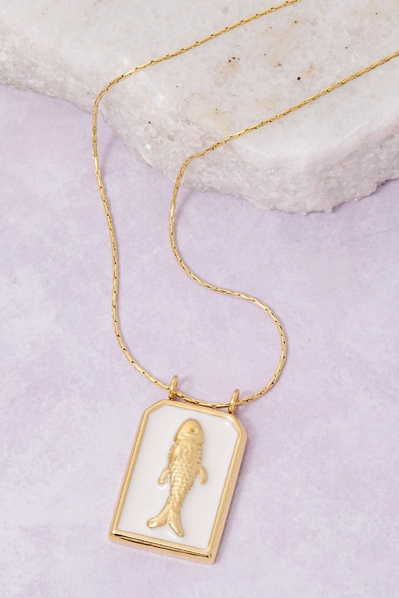 Fish Pendant Necklace
