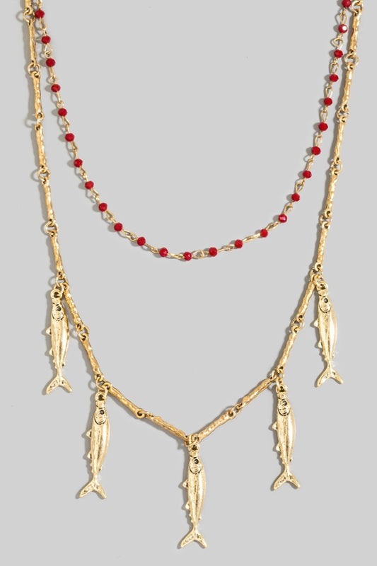 Fish Charm Necklace