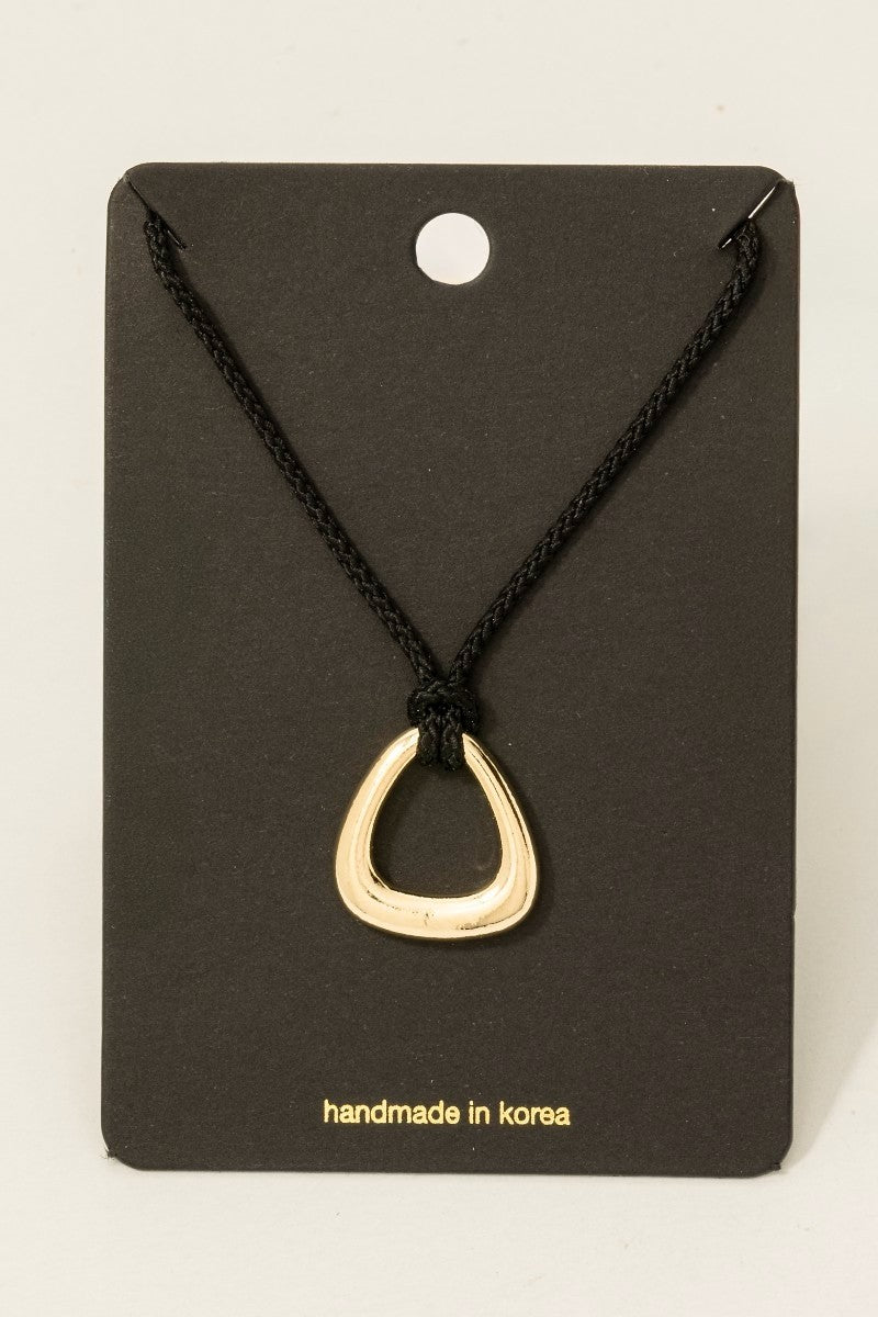 Triangle Cutout Necklace