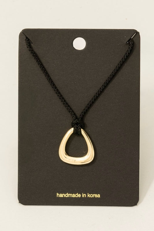 Triangle Cutout Necklace