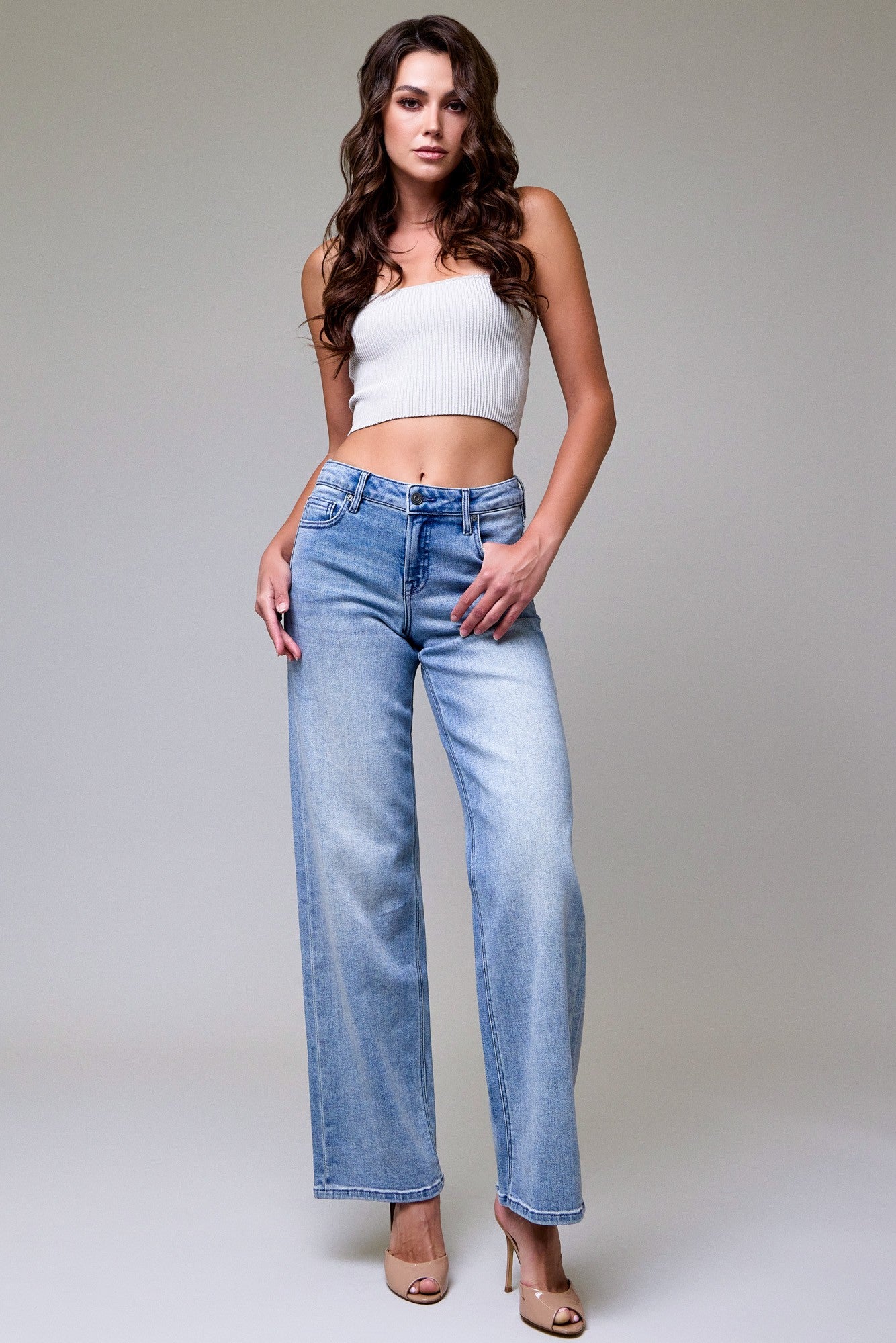 Mid Rise Logan Dad Jeans