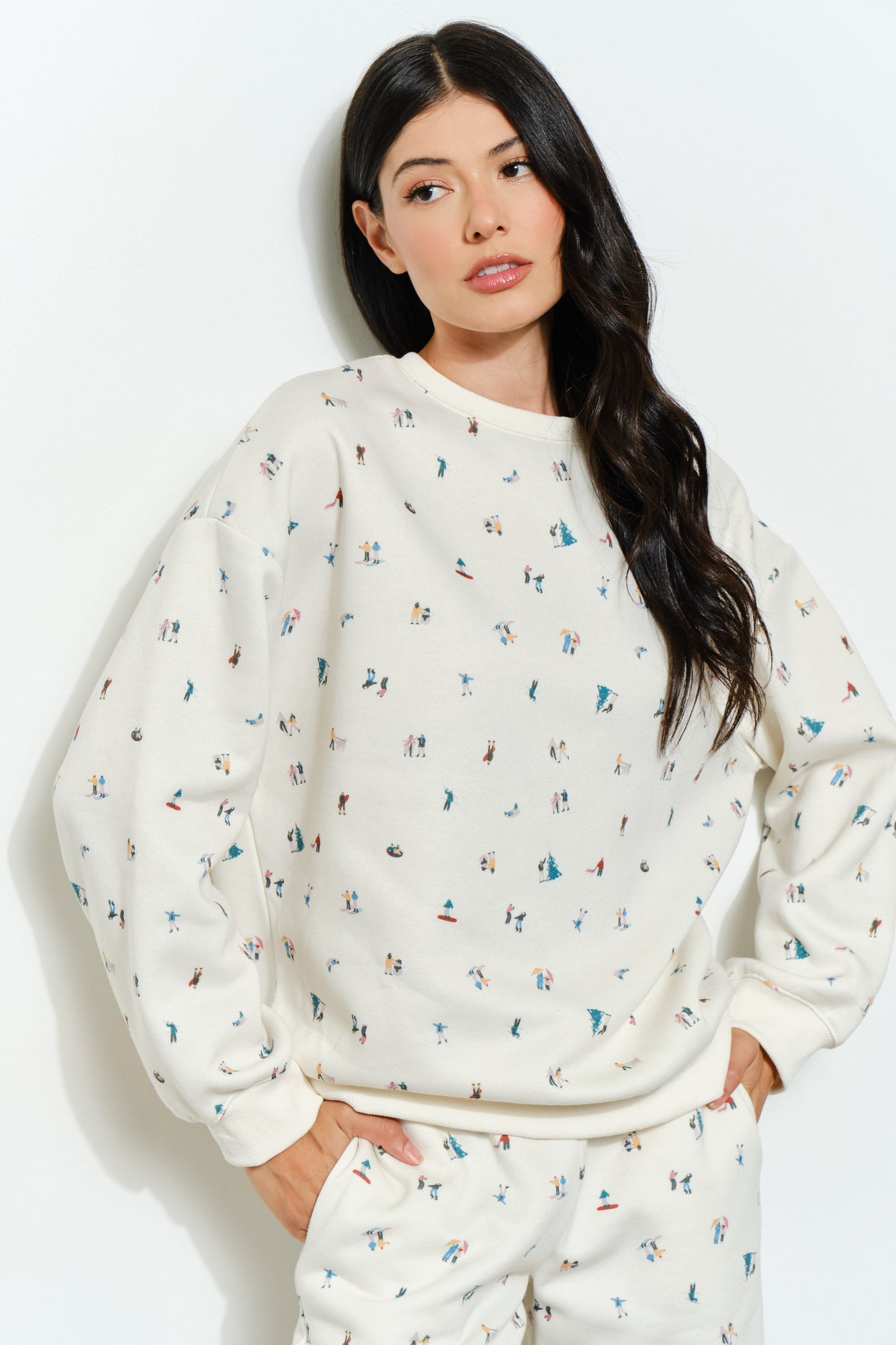 Ski Lane People Sweatshirt
