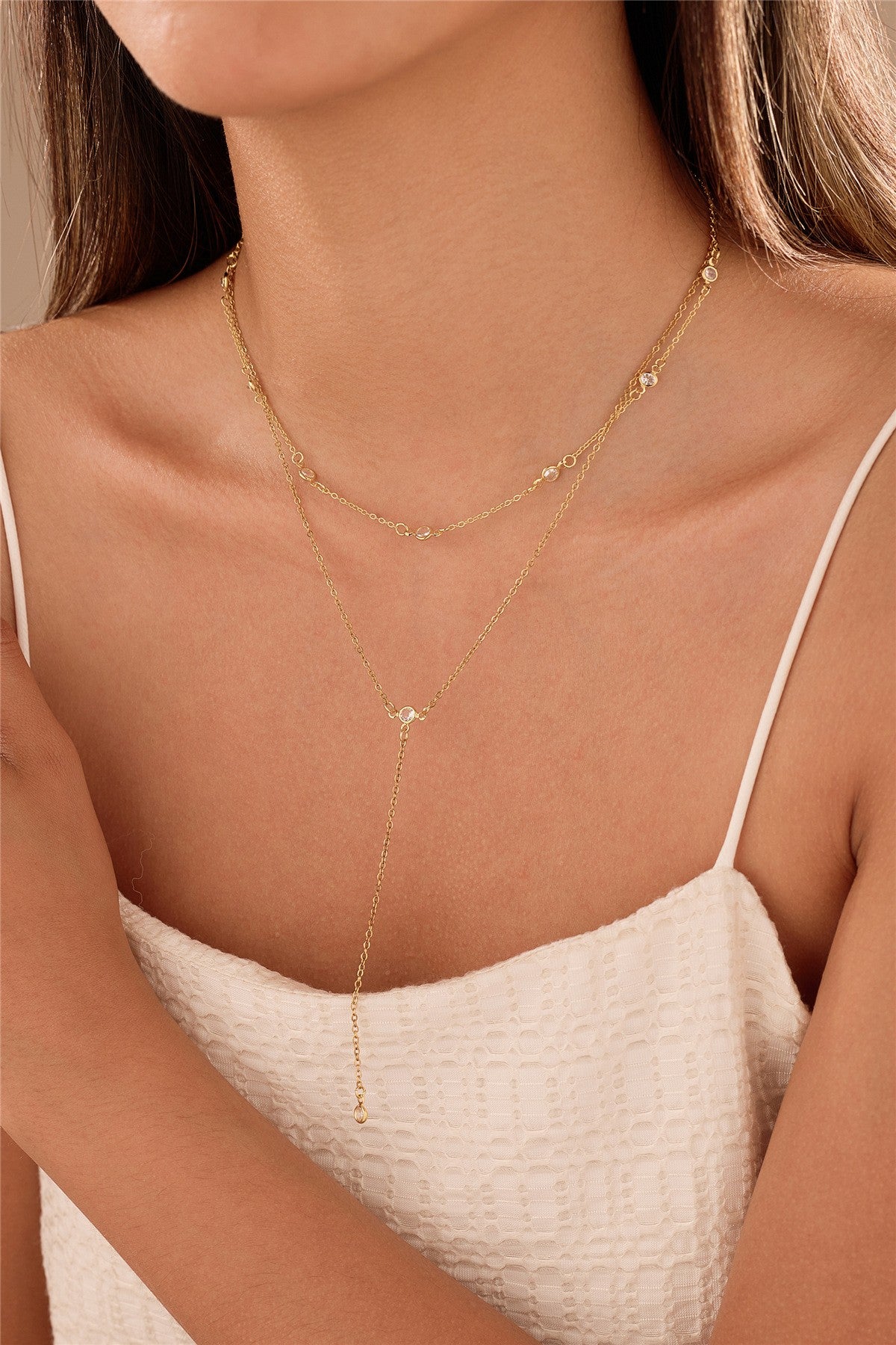 Stainless Steel Y Necklace