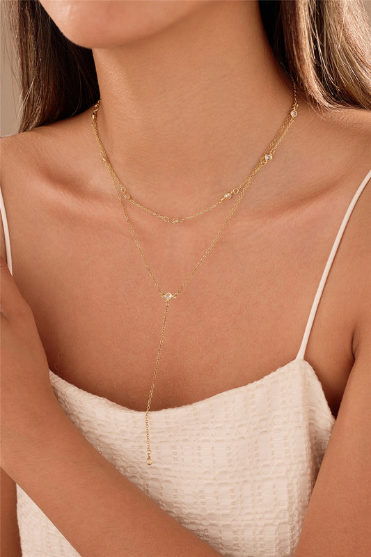 Stainless Steel Y Necklace
