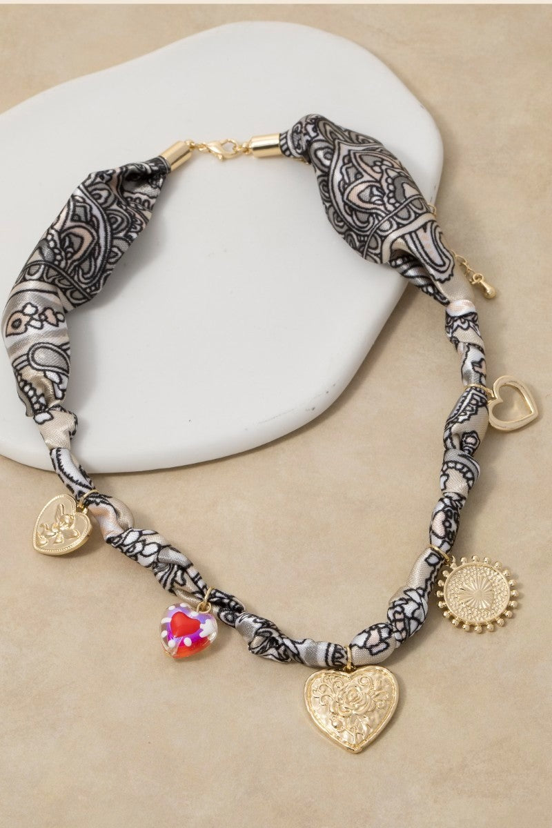 Heart + Coin Necklace