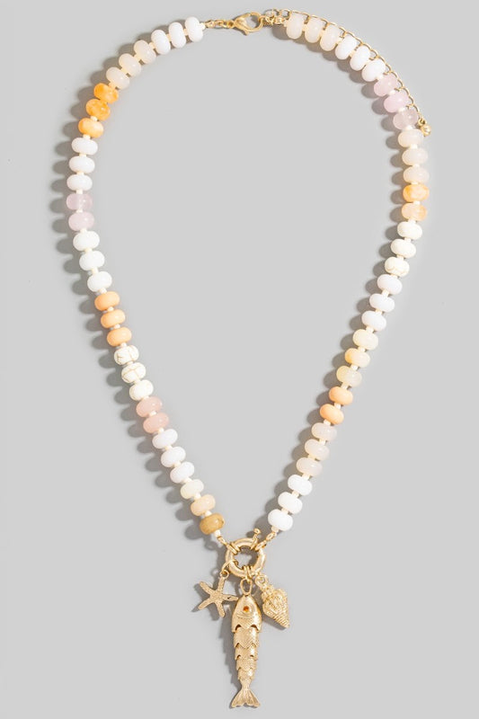 Sea Life Bead Necklace - Clothe Boutique