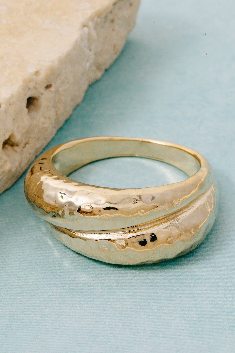 Hammered Layer Ring