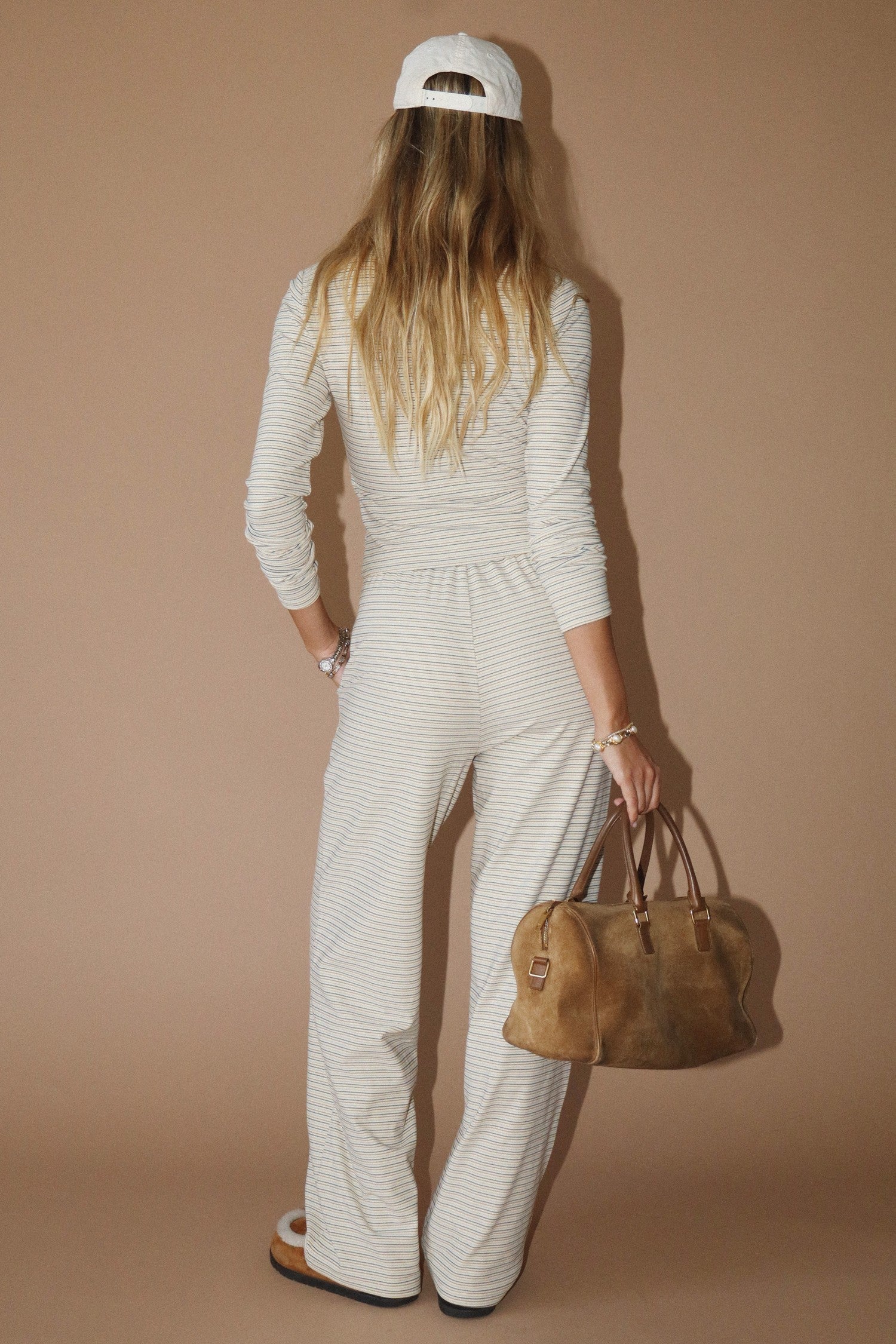 Striped Drawstring Pants & Top Set of 2 - Clothe Boutique
