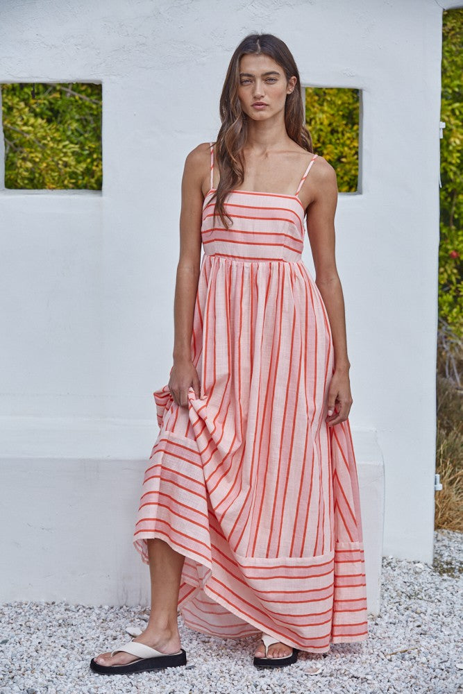 Amoundi Stripe Maxi Dress