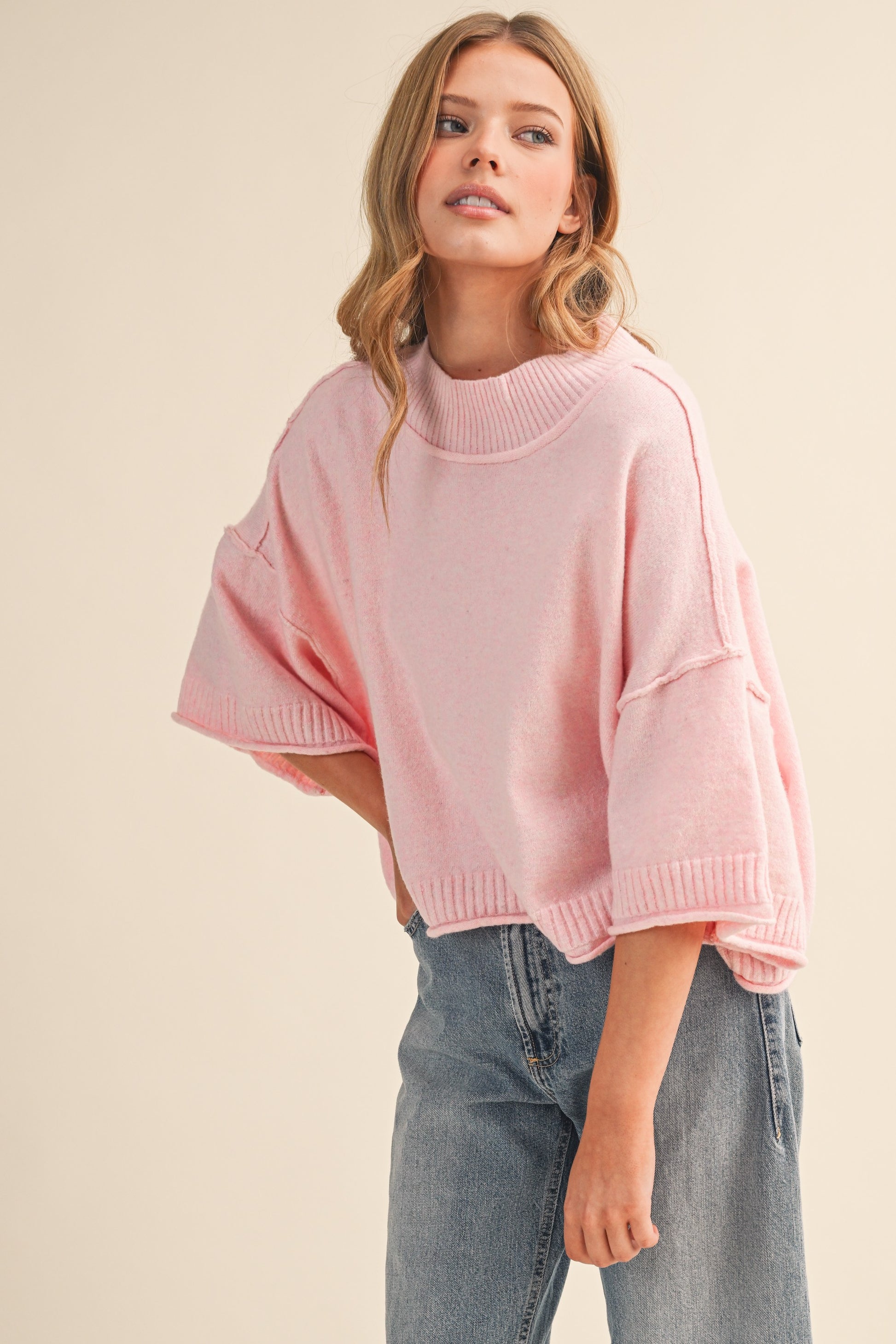 Pink Blossom Sweater - Clothe Boutique