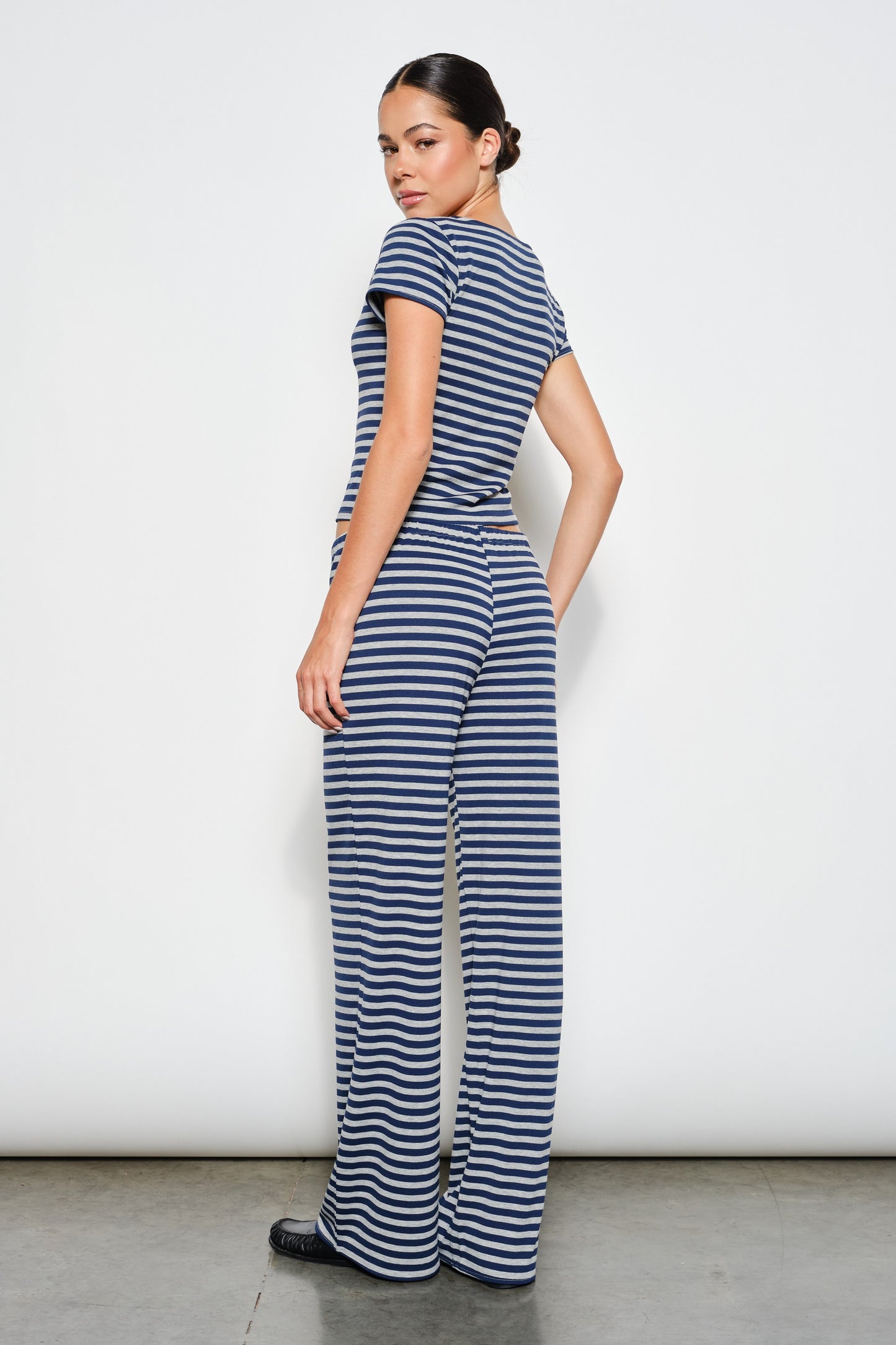 Ronnie Stripe Top & Pants Set of 2