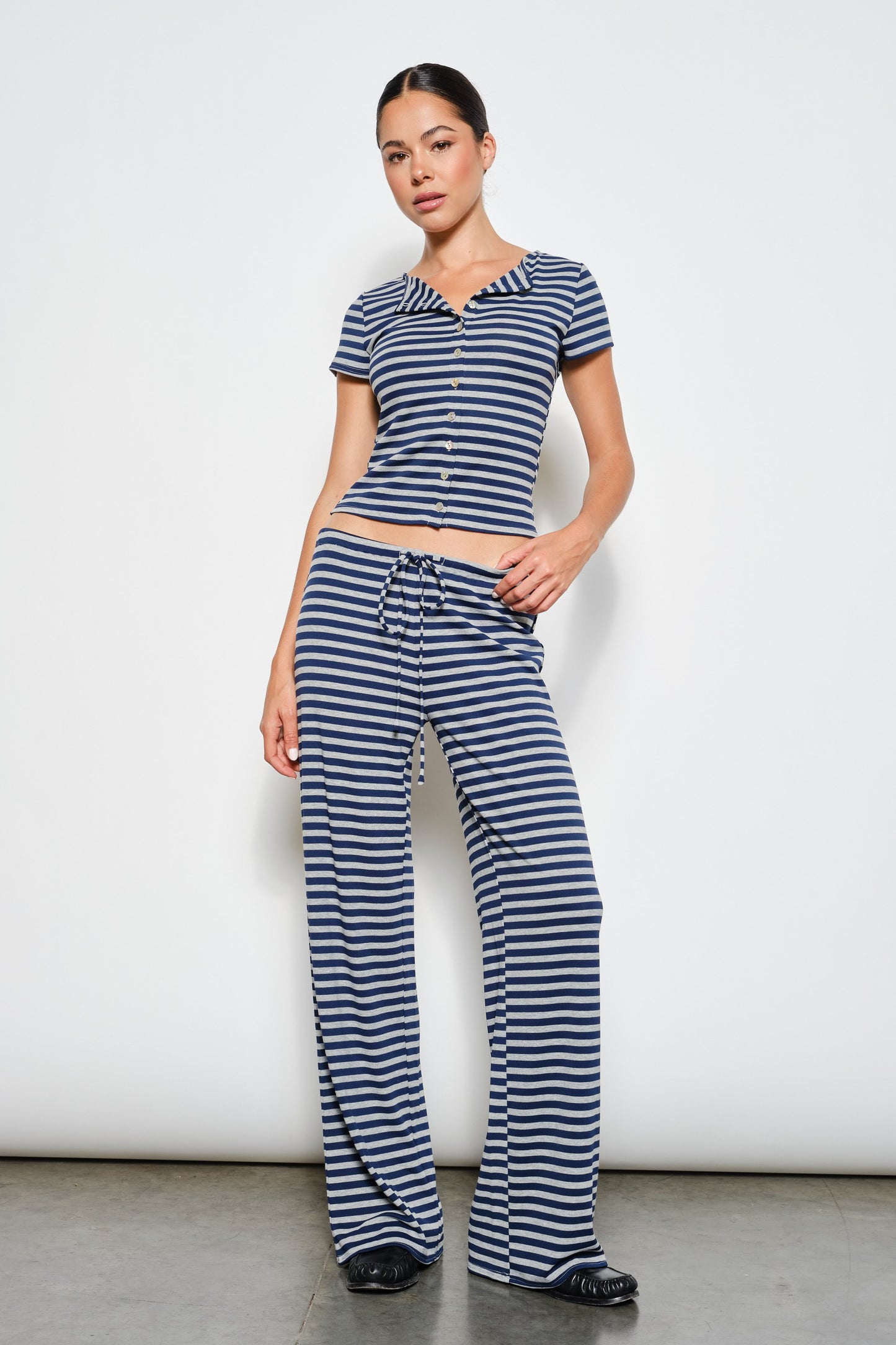 Ronnie Stripe Top & Pants Set of 2