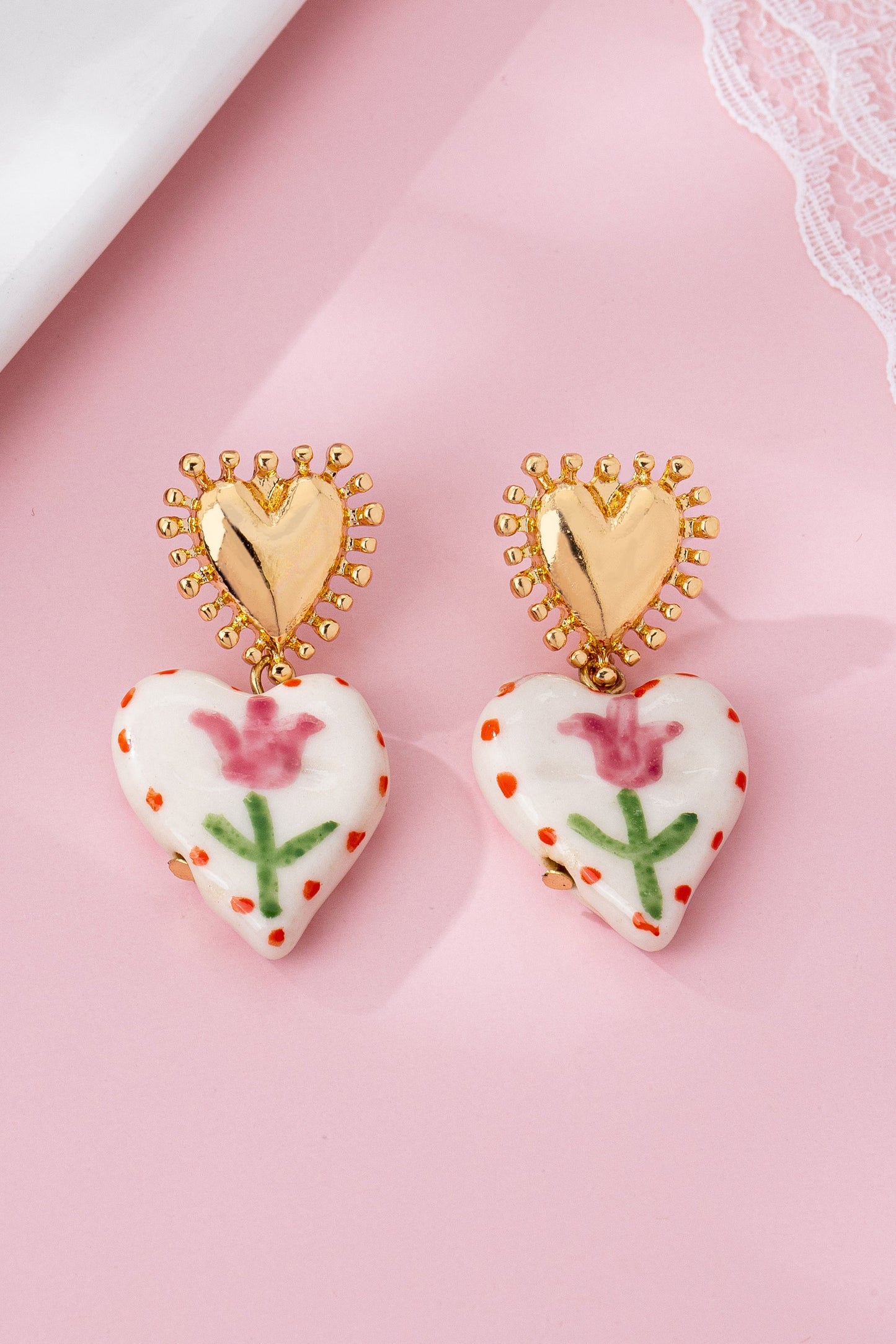 Cherry/Heart Earrings