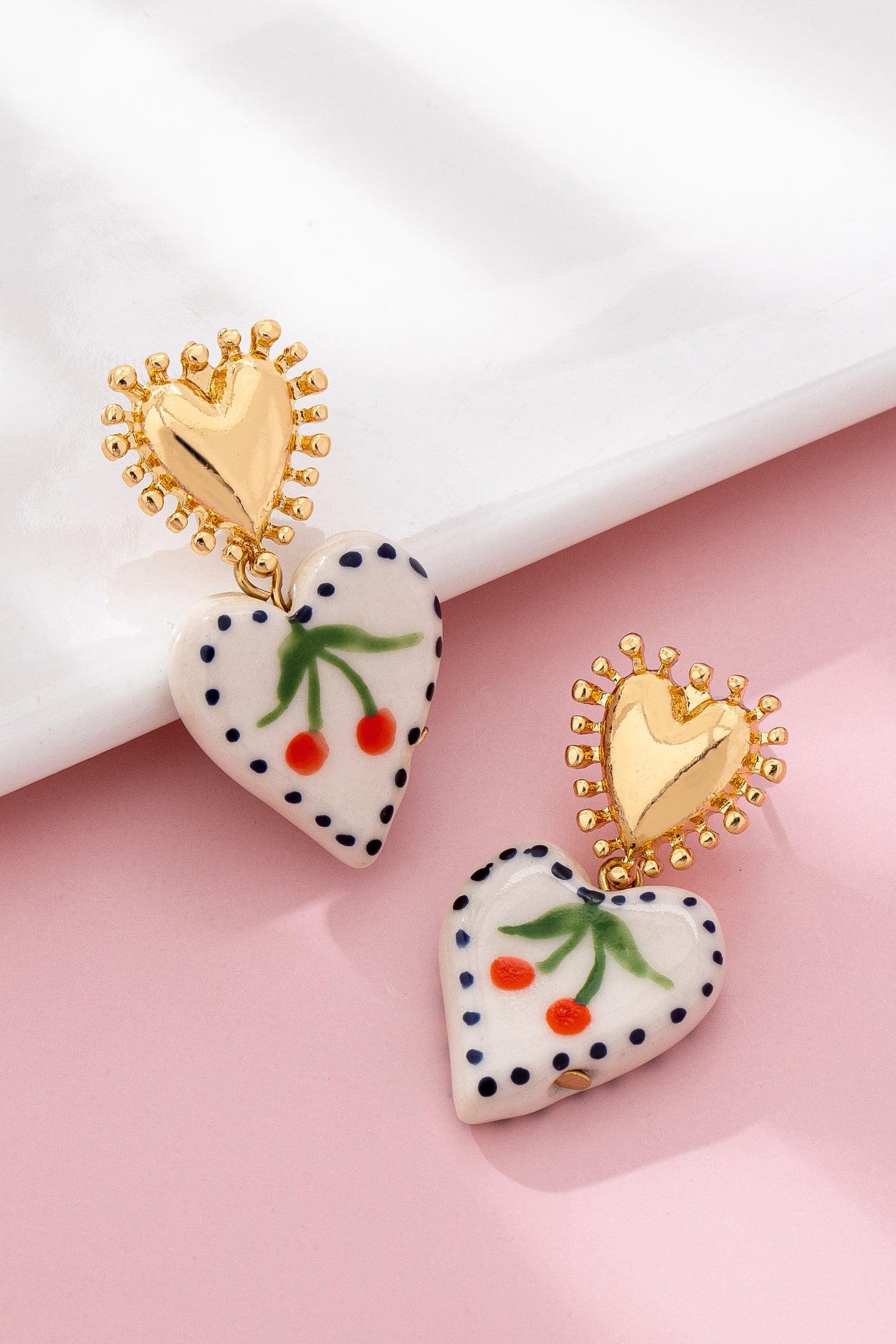 Cherry/Heart Earrings