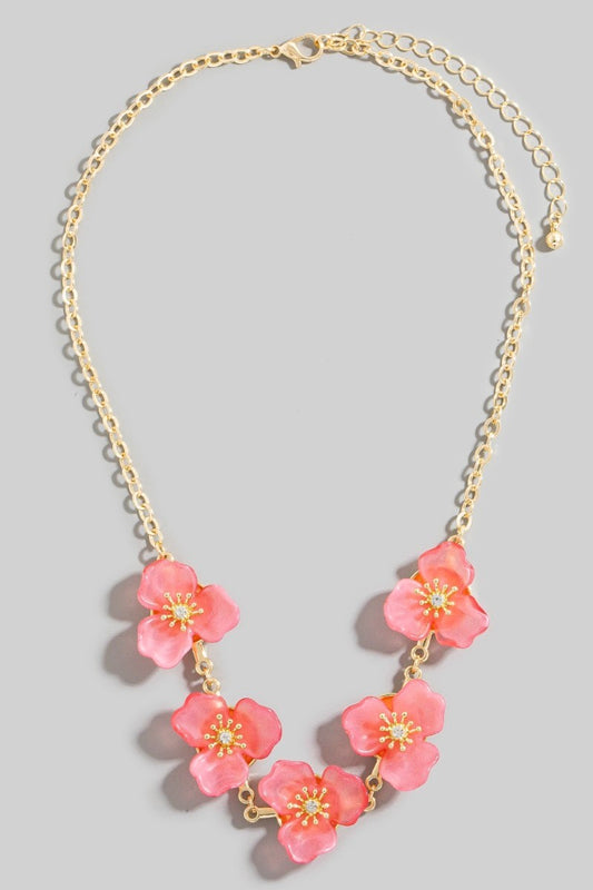 Acrylic Flower Necklace