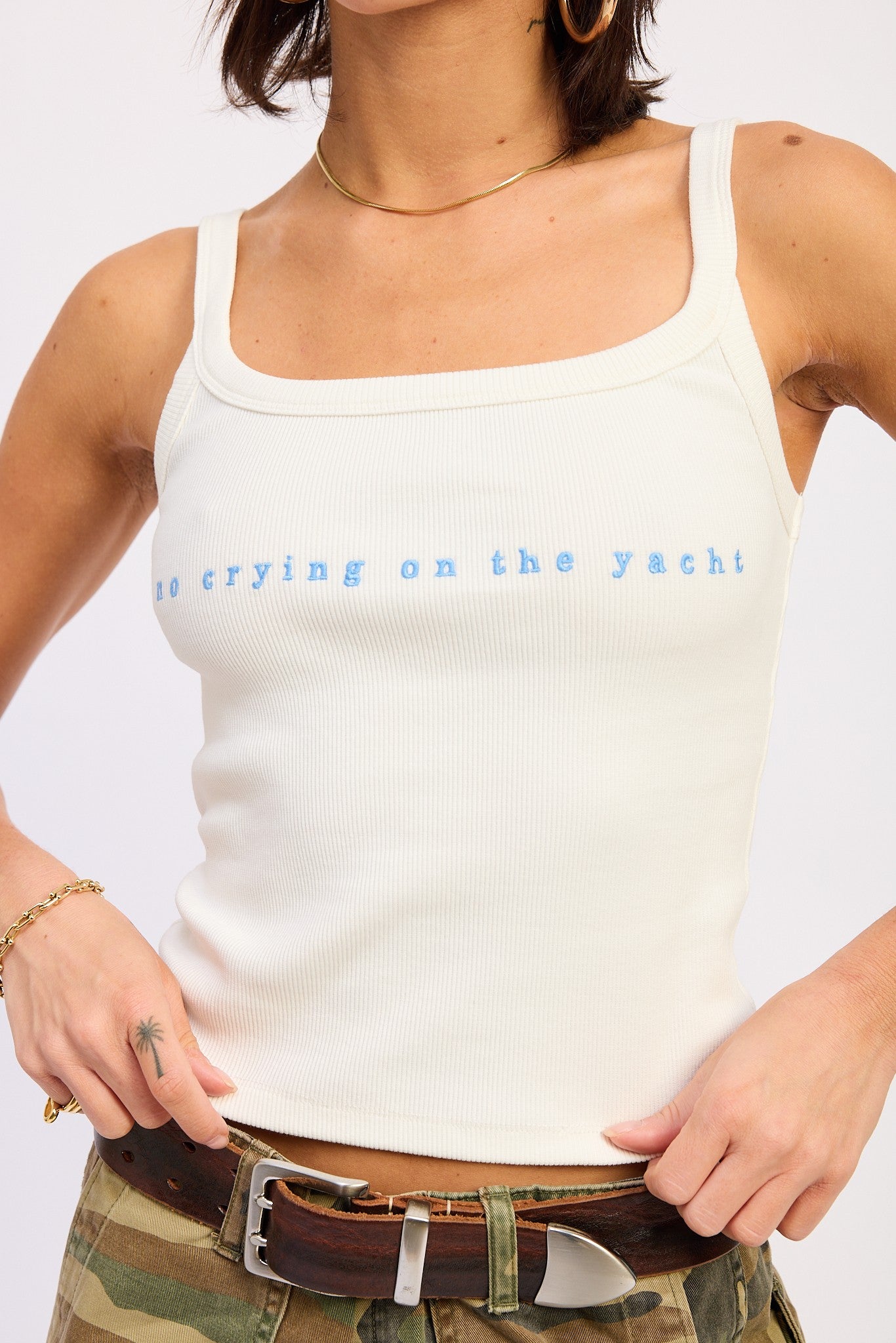 Don't Cry On the Yacht Tank - Clothe Boutique