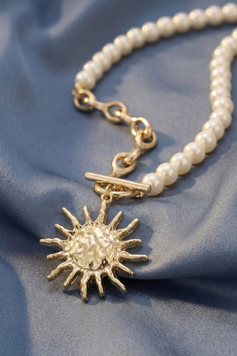Sun Pendant Necklace