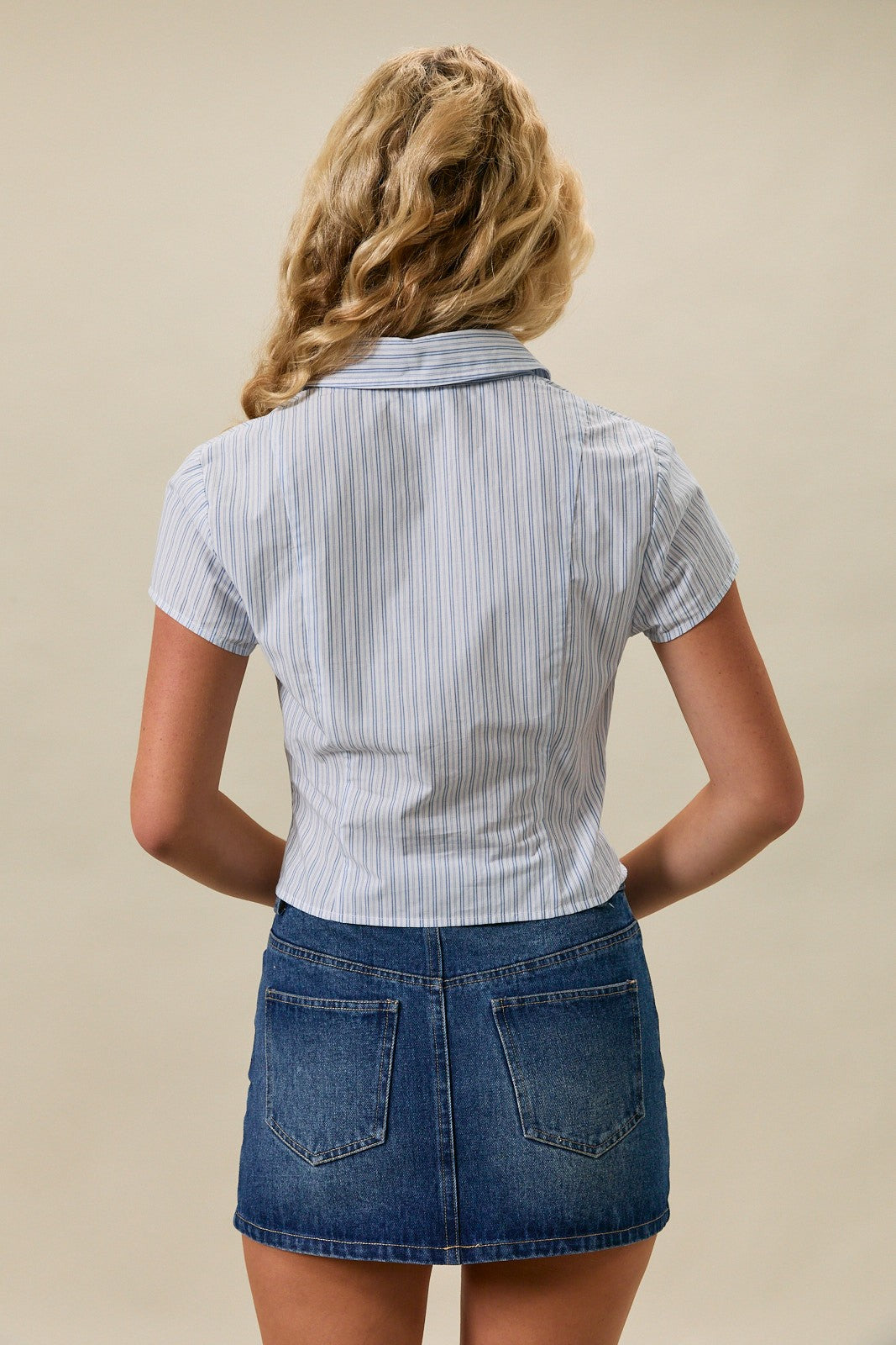 Short Sleeve Zipper Shirt