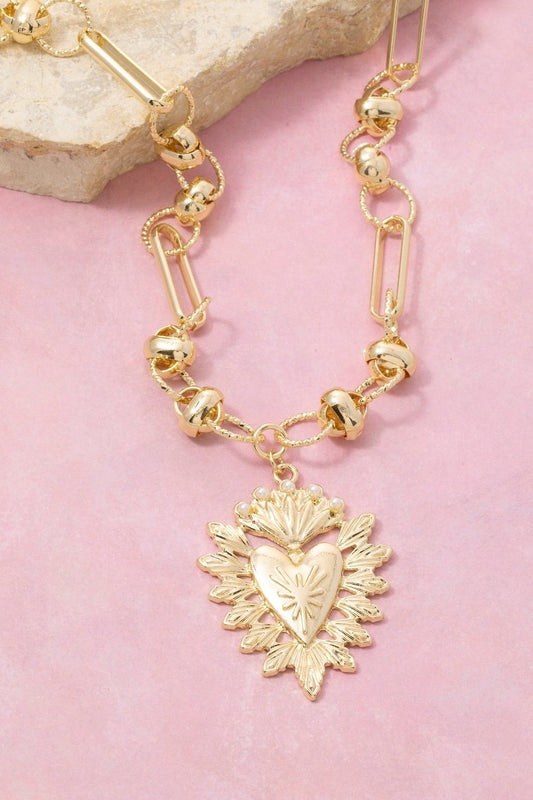 Intricate Heart Pendant