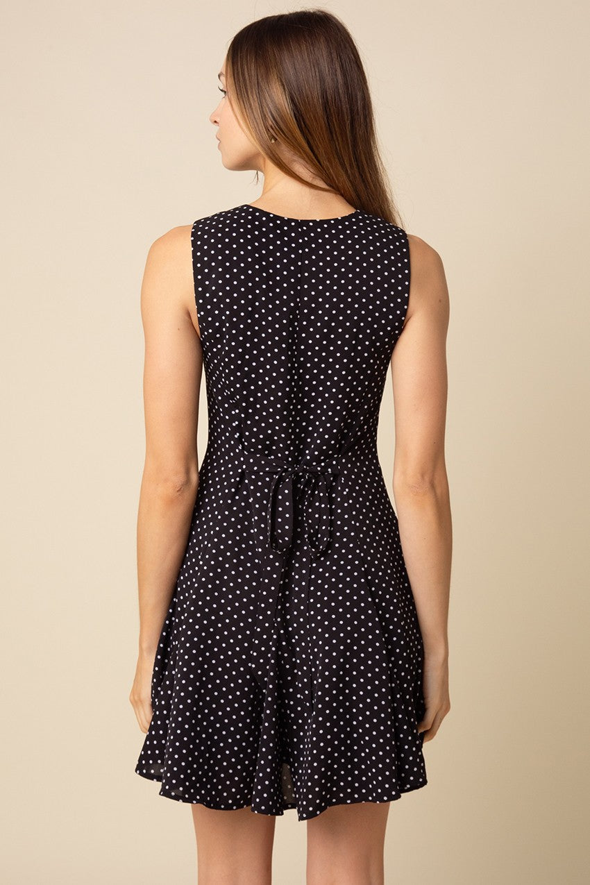 Polka Dots Button Down Dress