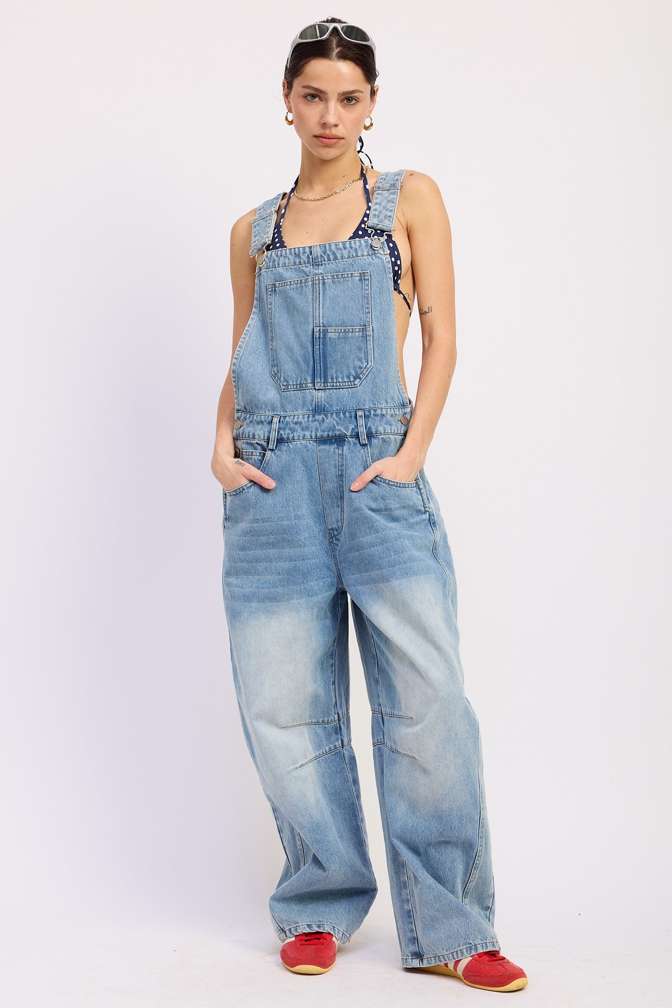 Maddie Denim Overalls - Clothe Boutique