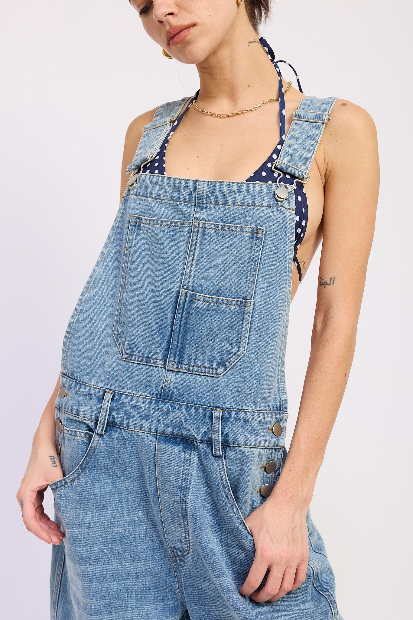 Maddie Denim Overalls - Clothe Boutique