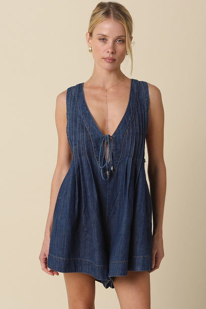 Marley Denim Romper