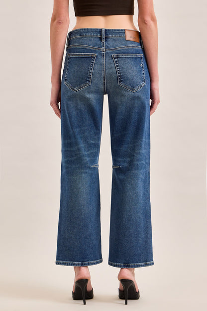 Classic Straight Seam Detail Jeans