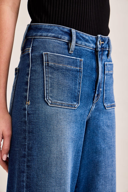 Double Pocket Jeans Dark Wash