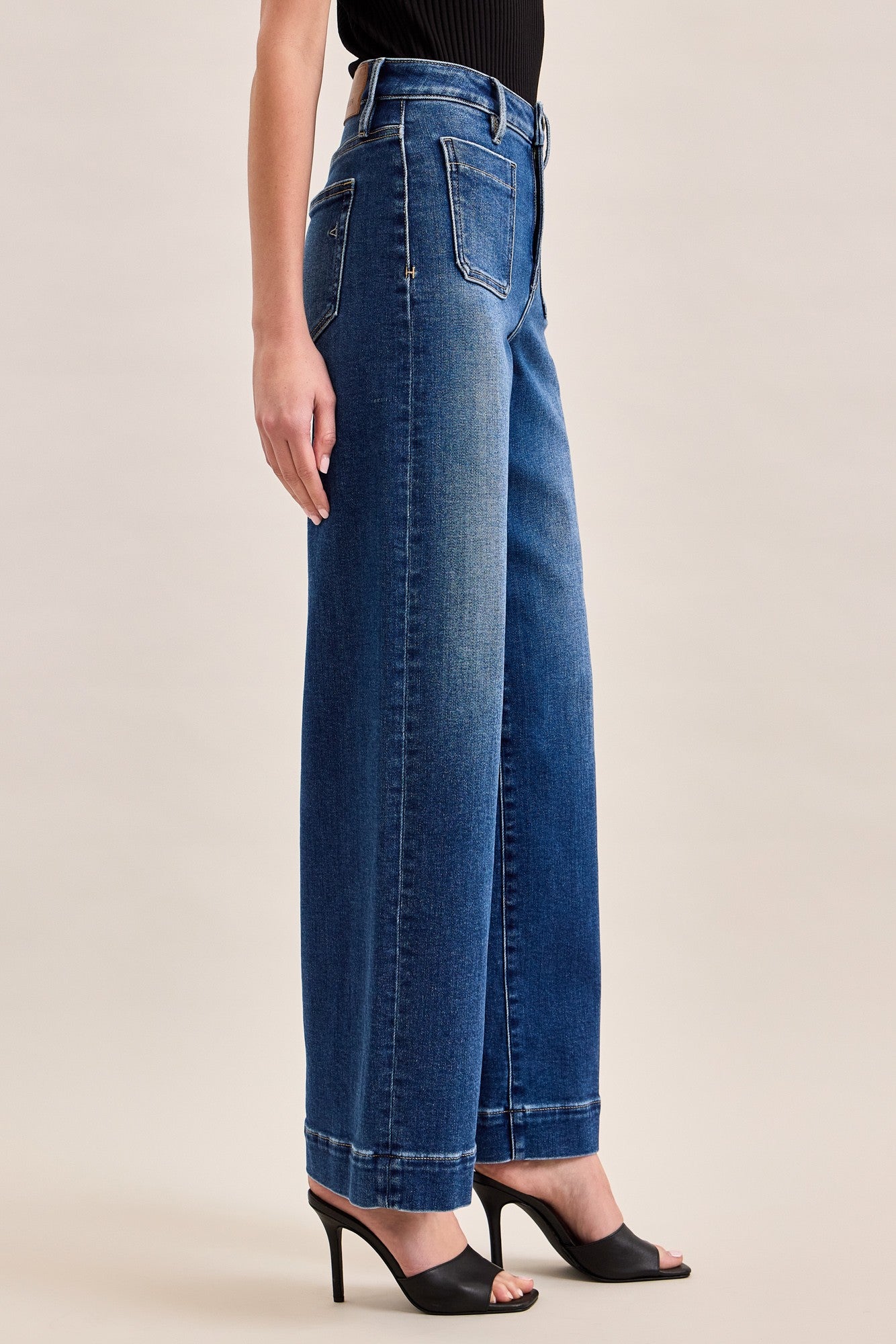 Double Pocket Jeans Dark Wash