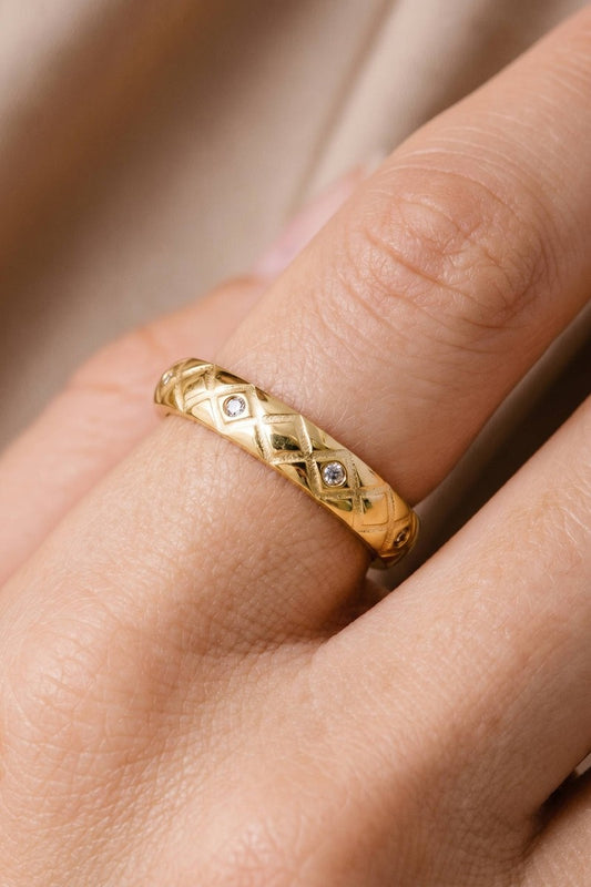 Crosshatch Ring
