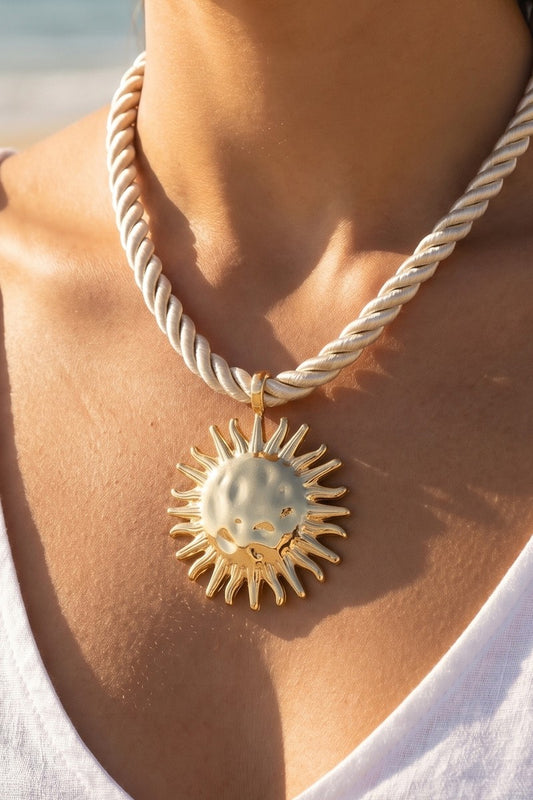 Sun Pendant Necklace