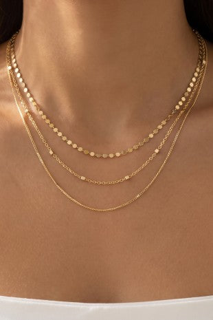 Dainty Triple Layer Necklace