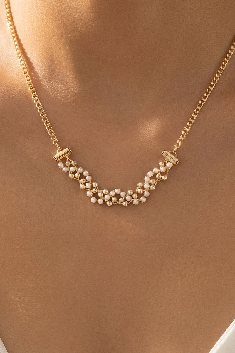 Woven Center Necklace
